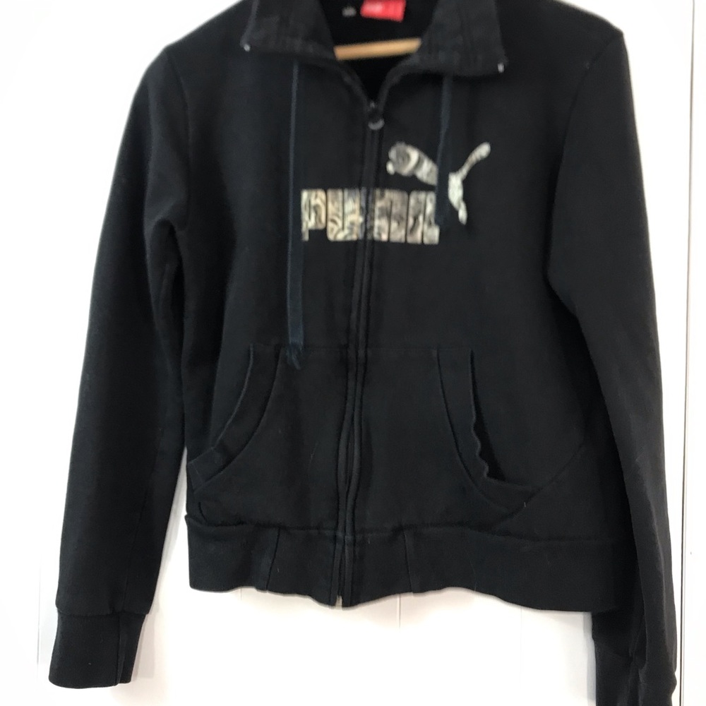 Puma Kids Black Sweater